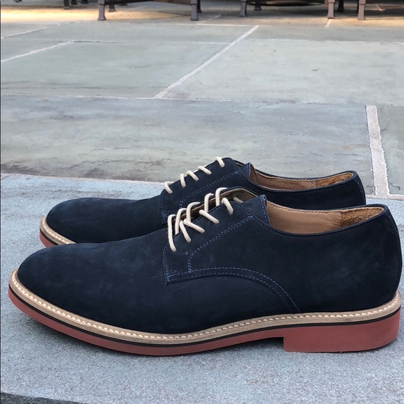 Navy suade dress shoes - Picture 1 of 4